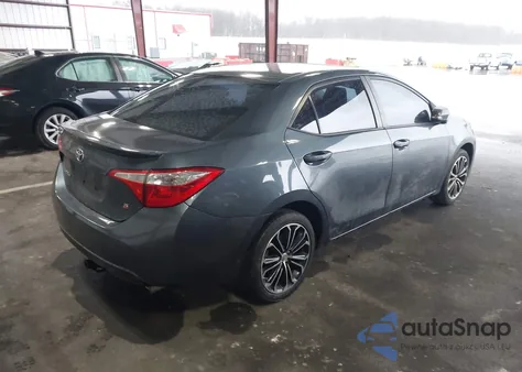 2015 Toyota Corolla S Plus z USA, uszkodzony, nr VIN 2T1BURHE9FC453016